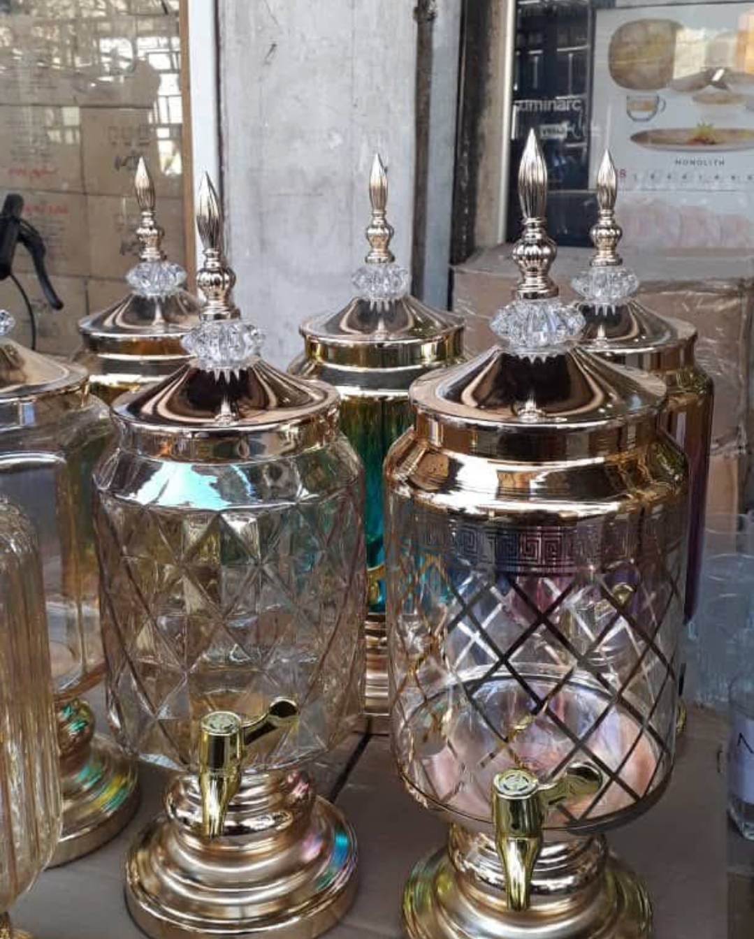 ابريق عصير الكريستال