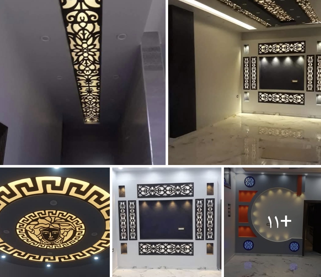 اضف الى منزلك لمسات تجعله اجمل نلبي كافة طلبات حفر الخشب CNC طاقم متخصص في التركيب